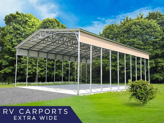 rv carports extra wide